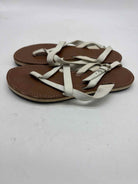 Pre-Owned Gucci White Size 7.5 Strappy Sandals | True Fashionistas.