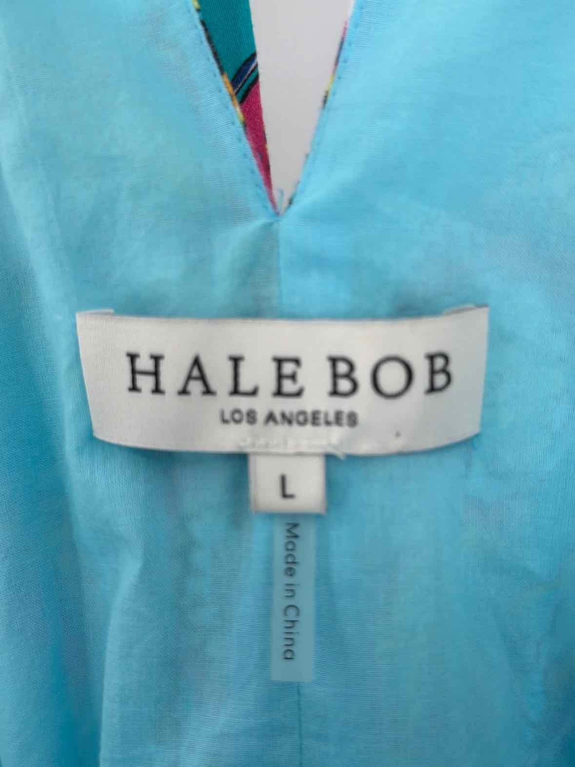 Pre-Owned Hale Bob Blue Size Large Long Sleeveless Dress | True Fashionistas.