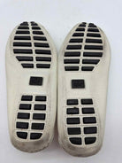 Pre-Owned Gucci White Size 39.5 drivers Flats | True Fashionistas.