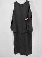 Pre-Owned Luisa Cerano Black Size 8 Short Sleeveless Dress | True Fashionistas.