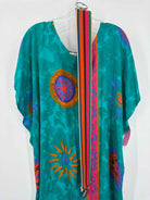 Pre-Owned Tiasa Blue Size One Size Long Short Sleeve Dress | True Fashionistas.