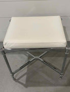 Vanity Stool With White Cushion | True Fashionistas.