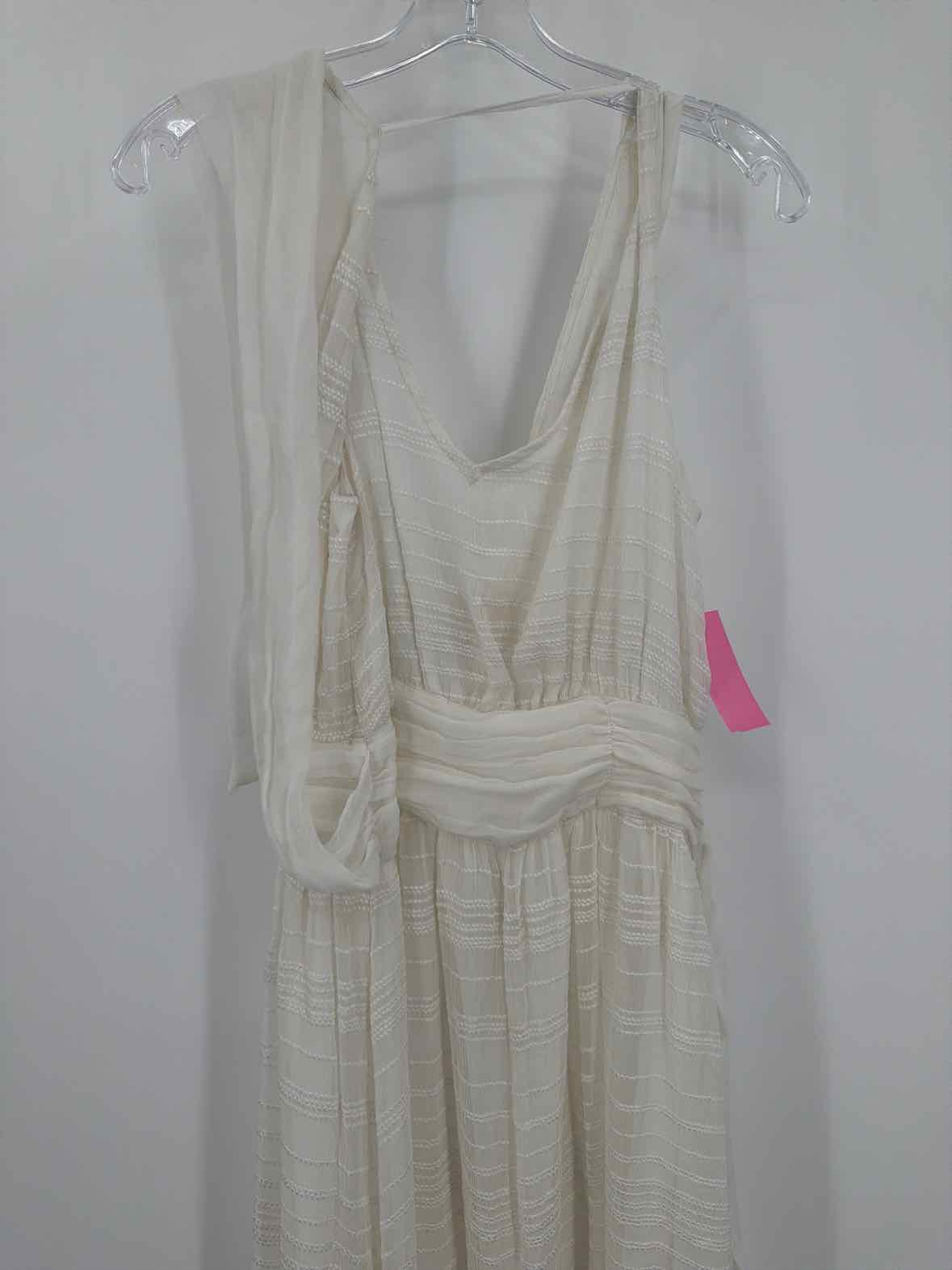 Pre-Owned Ramy Brook White Size 6 Long Sleeveless Dress | True Fashionistas.