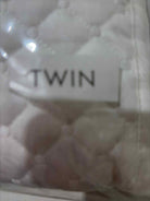 Charter Club White Fabric Twin 2 Pc Coverlet Set Bedding | True Fashionistas.