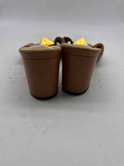 Pre-Owned Valentino Tan Size 9 Mule Heels | True Fashionistas.