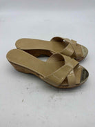 Pre-Owned Jimmy Choo Tan Size 6.5 Mule Sandals | True Fashionistas.