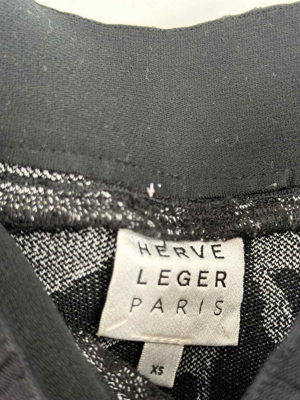 Pre-Owned Herve Leger Black Size XS Knit Pencil Skirt | True Fashionistas.