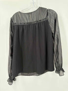 Pre-Owned Current Air Black Size Medium Blouse | True Fashionistas.