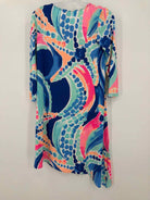 Pre-Owned Lilly Pulitzer Blue Size Small Short Long Sleeve Dress | True Fashionistas.