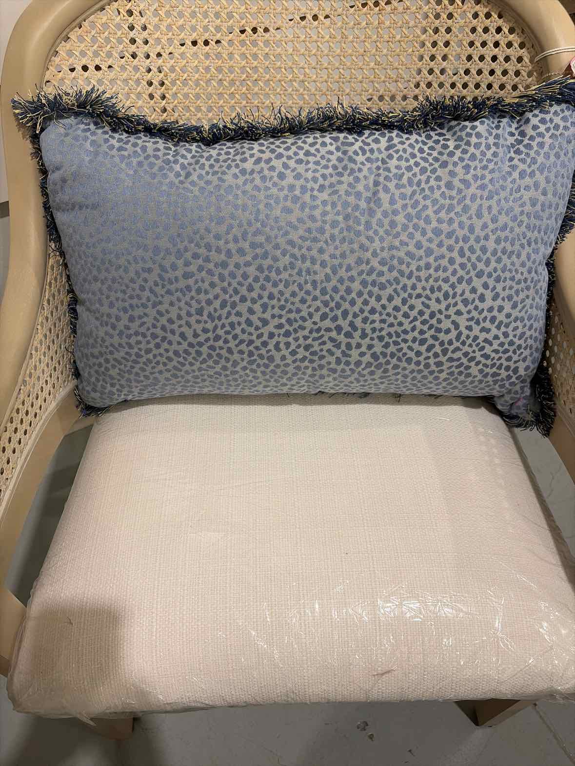 Frontgate Blue Pillow | True Fashionistas.
