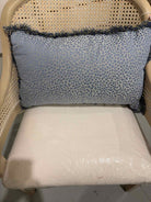 Frontgate Blue Pillow | True Fashionistas.