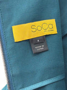 Pre-Owned Soca St John Blue Size 4 Short Strapless Dress | True Fashionistas.