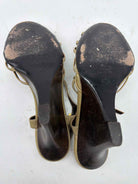 Pre-Owned Valentino Tan Size 37.5 Wedge Heels | True Fashionistas.