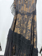 Pre-Owned Jovani Black Size 14 Lace Goddess Long Evening Gown | True Fashionistas.