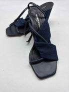 Pre-Owned Marion Parke Blue Size 37 Wedge Heels | True Fashionistas.