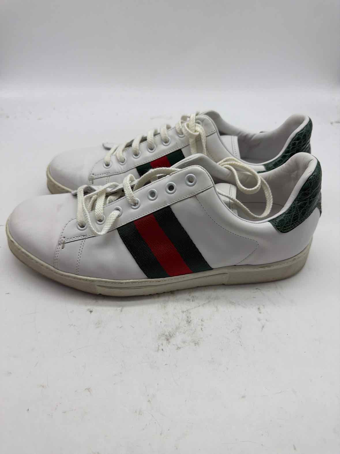 Pre-Owned Gucci White 9 Ace Sneaker Men's Sneakers | True Fashionistas.