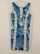 Pre-Owned Lilly Pulitzer Blue Size 0 Short Sleeveless Dress | True Fashionistas.
