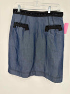 Pre-Owned Z Spoke Blue Size 10 Pencil Skirt | True Fashionistas.