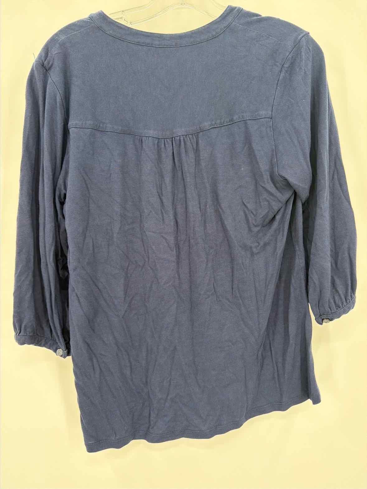 Pre-Owned Lilly Pulitzer Navy Size Small Blouse | True Fashionistas.