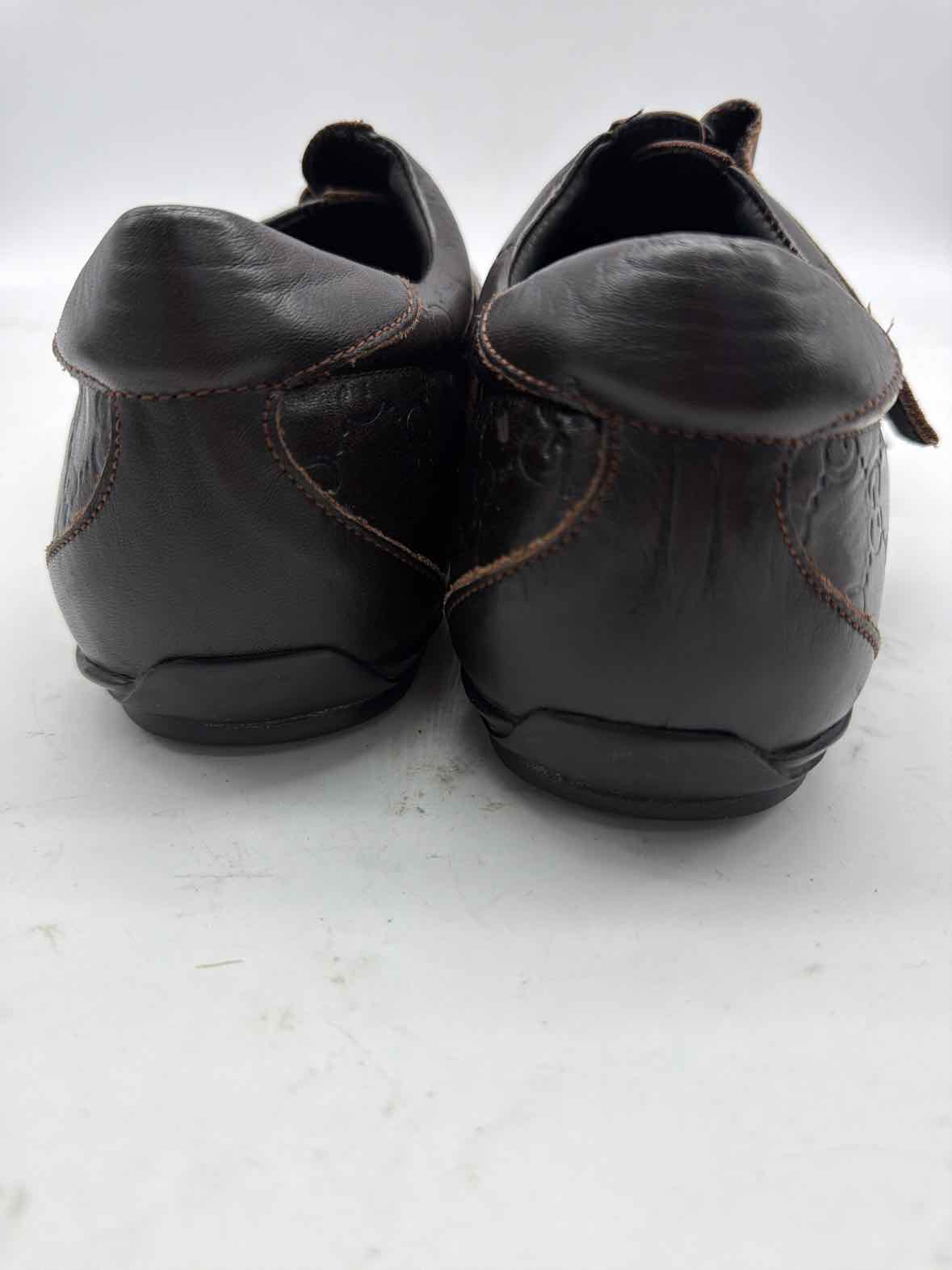 Pre-Owned Gucci Brown 44 Lace Up Men's Sneakers | True Fashionistas.