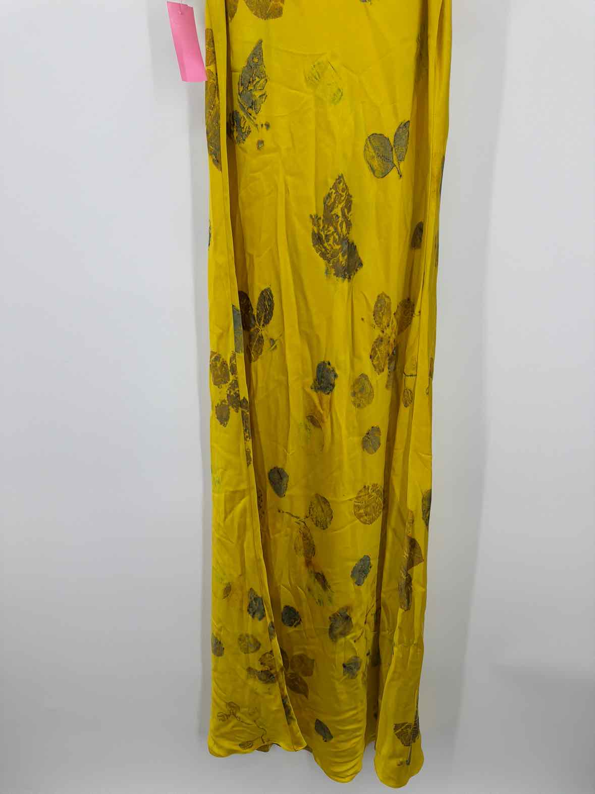 Pre-Owned Alejandra Alonso Rojas Yellow Size Large Long Sleeveless Dress | True Fashionistas.