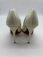 Pre-Owned Christian Louboutin Ivory Size 36.5 Pump Heels | True Fashionistas.