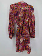 Pre-Owned Zimmermann Pink Size 0/4 Wrap Short Long Sleeve Dress | True Fashionistas.