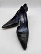 Pre-Owned Manolo Blahnik Black Size 38 D'orsay Heels | True Fashionistas.