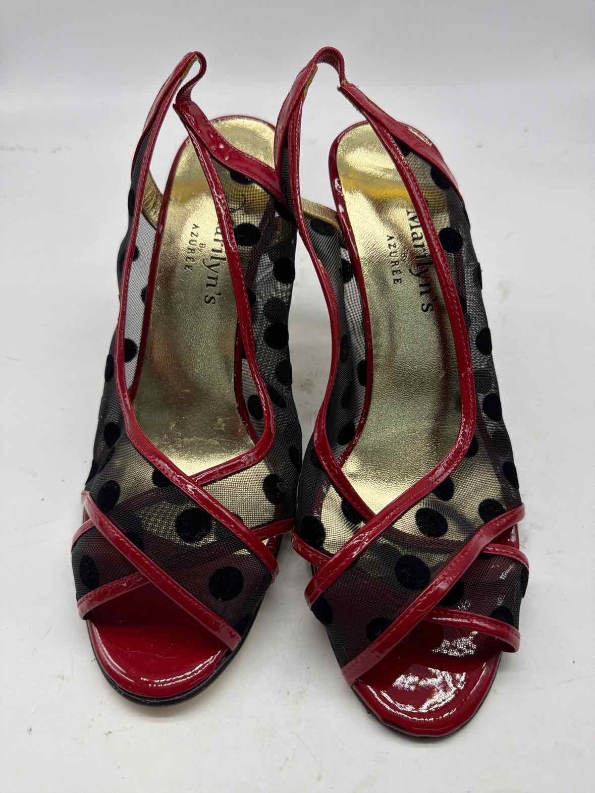 Pre-Owned Marilyn's Black Size 8.5 Slingback Heels | True Fashionistas.