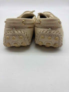 Pre-Owned Louis Vuitton Ivory Size 38.5 drivers Flats | True Fashionistas.