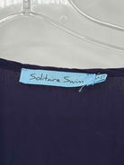 Pre-Owned Solitaire Navy Size Small Coverup | True Fashionistas.