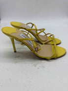 Pre-Owned Jimmy Choo Yellow Size 6.5 Strappy Heels | True Fashionistas.