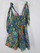 Pre-Owned Show Me Your Mumu Blue Size XL Floral Short Sleeveless Dress | True Fashionistas.