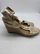 Pre-Owned Jack Rogers Gold Size 6.5 Wedge Heels | True Fashionistas.