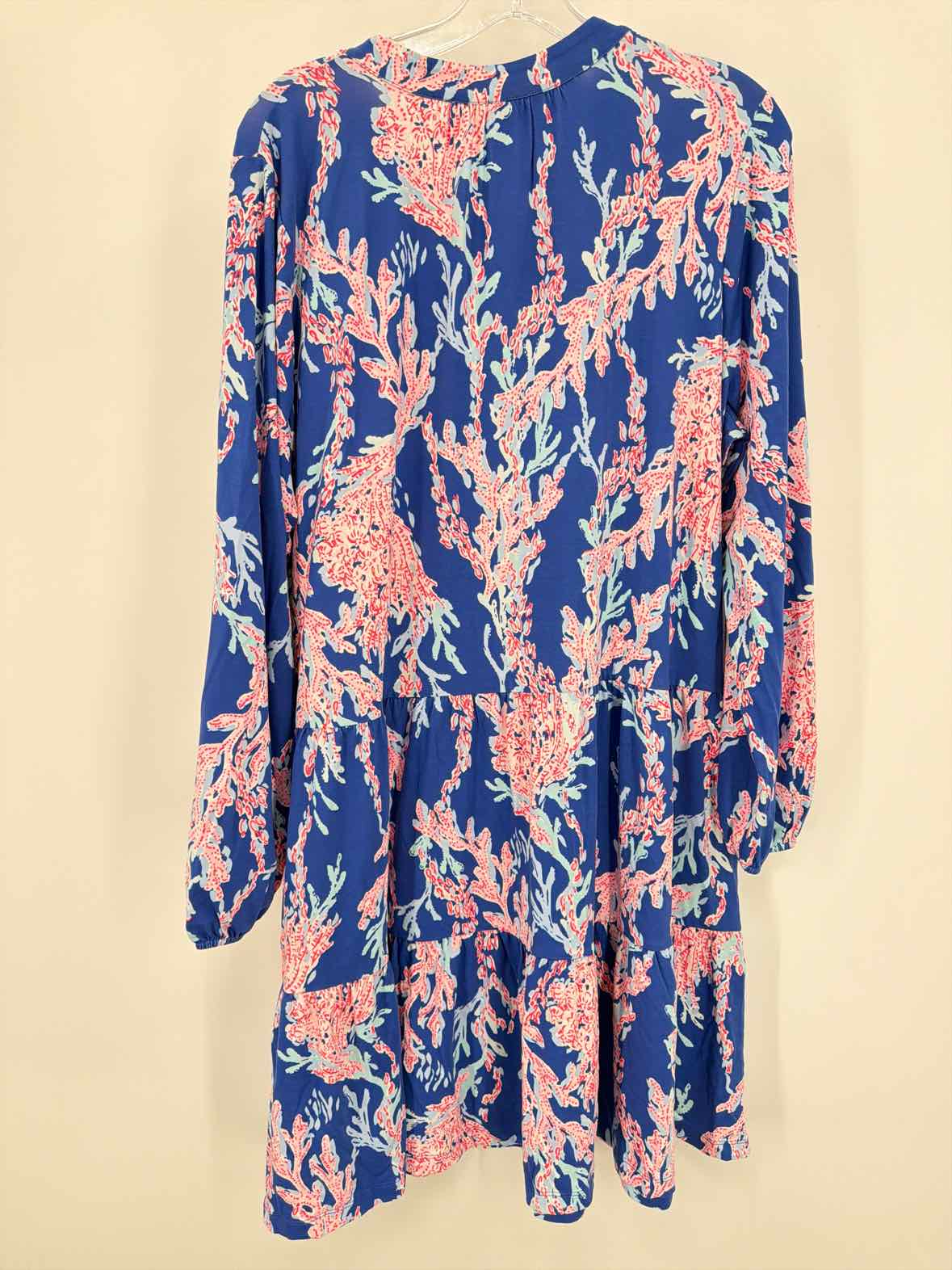 Pre-Owned Lilly Pulitzer Blue Size XL Short Long Sleeve Dress | True Fashionistas.