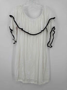 Pre-Owned New York & Co White Size Medium Short Short Sleeve Dress | True Fashionistas.