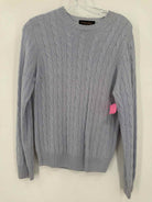 Pre-Owned Brooks Brothers Blue Size Medium Cashmere Sweater | True Fashionistas.