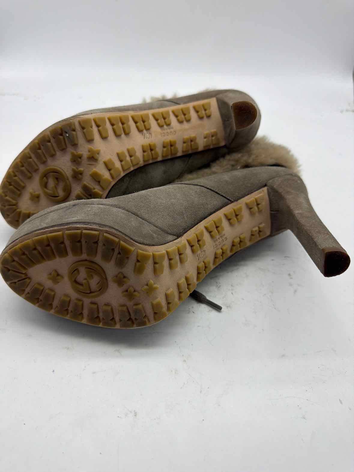 Pre-Owned Gucci Tan Size 10.5 Ankle Boot Boots | True Fashionistas.