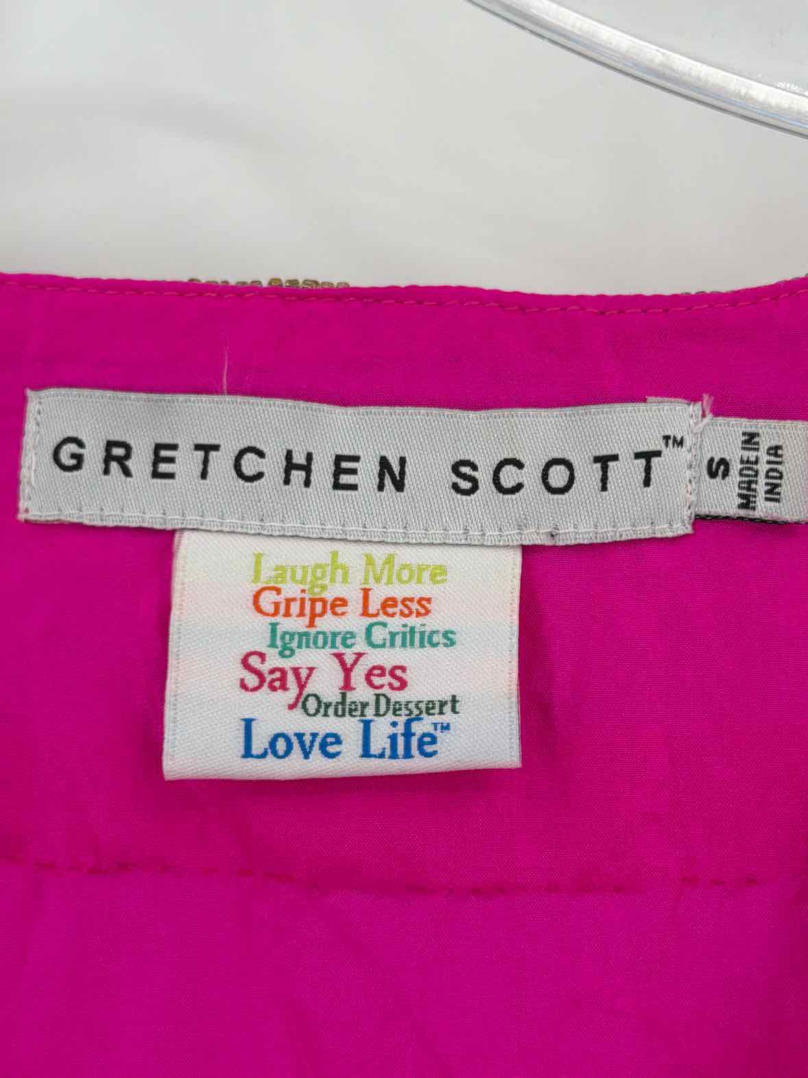 Pre-Owned Gretchen Scott Pink Size Small Tunic Blouse | True Fashionistas.