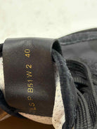 Pre-Owned Valentino Black Size 10 Fashion Sneaker Athletic Shoes | True Fashionistas.