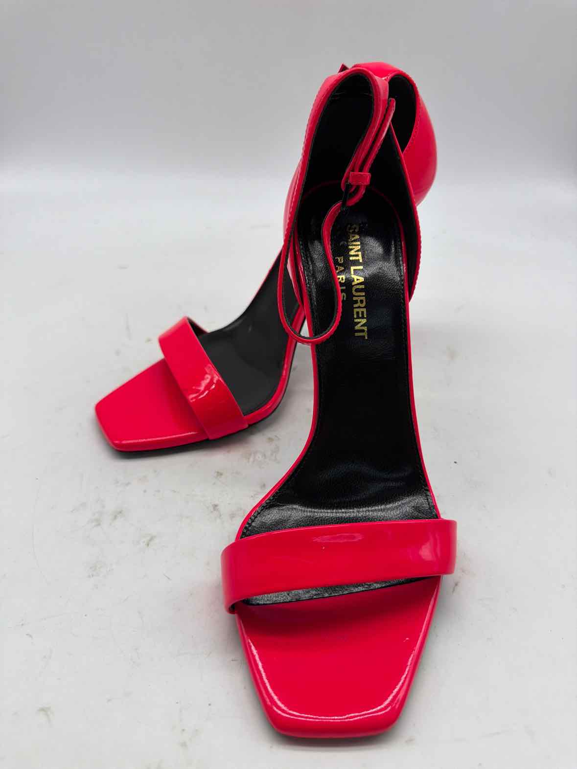 Pre-Owned Yves Saint Laurent Pink Size 37 Ankle Strap Heels | True Fashionistas.