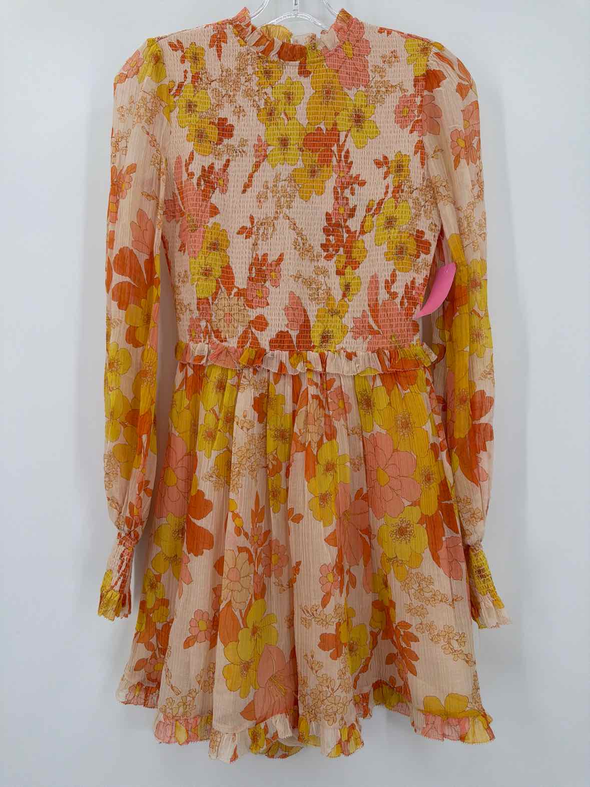 Pre-Owned Zimmermann Yellow Size 1/6 Short Long Sleeve Dress | True Fashionistas.