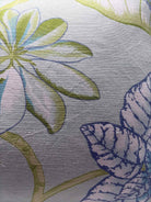 Aqua & Green Botanical Leaf Pillow | True Fashionistas.