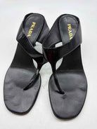 Pre-Owned Prada Black Size 38.5 Mule Heels | True Fashionistas.