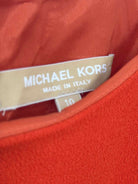 Pre-Owned Michael Kors Collection Orange Size 10 Short Long Sleeve Dress | True Fashionistas.