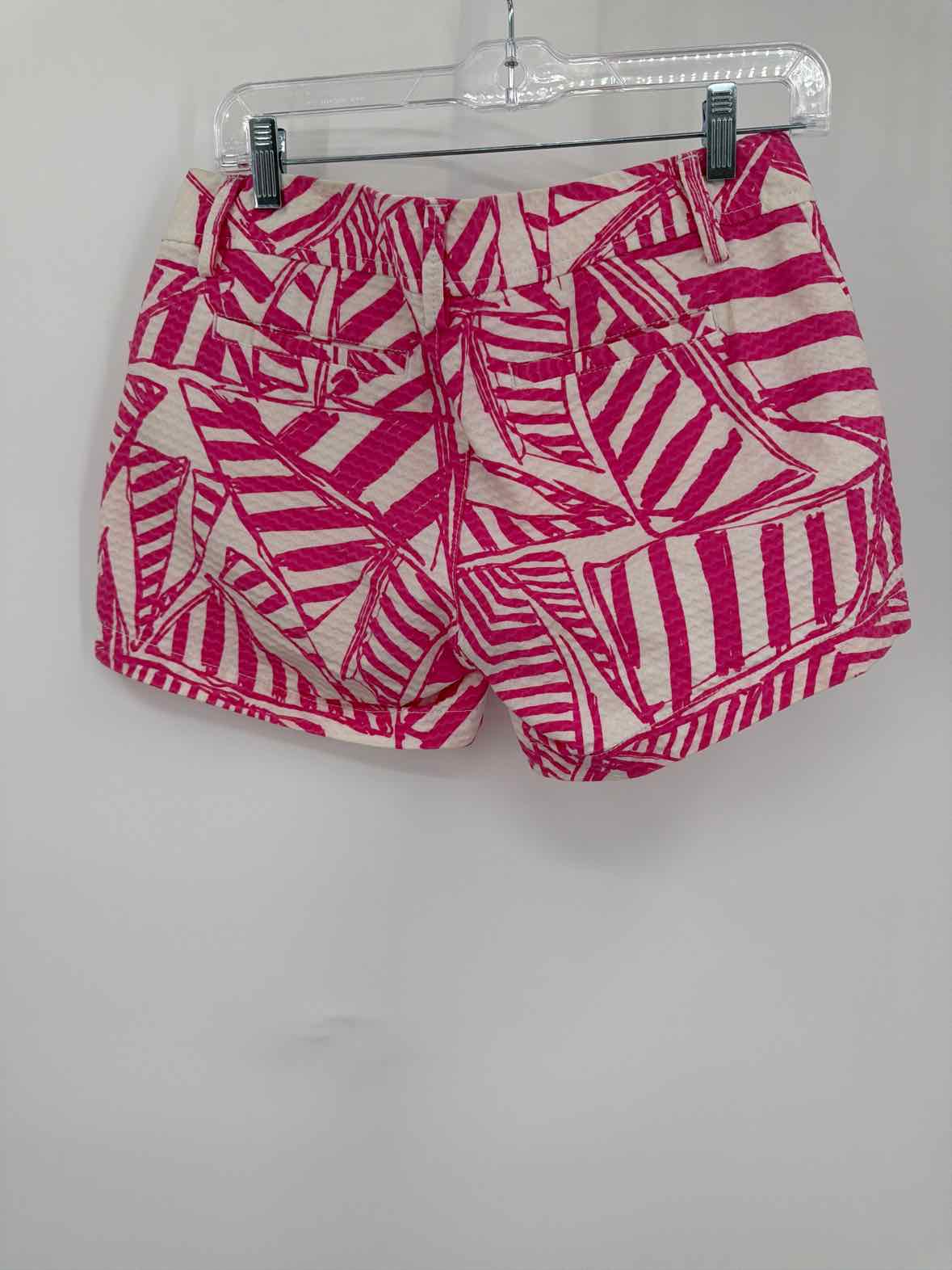 Pre-Owned Lilly Pulitzer Pink Size 0 Callahan Printed Shorts | True Fashionistas.