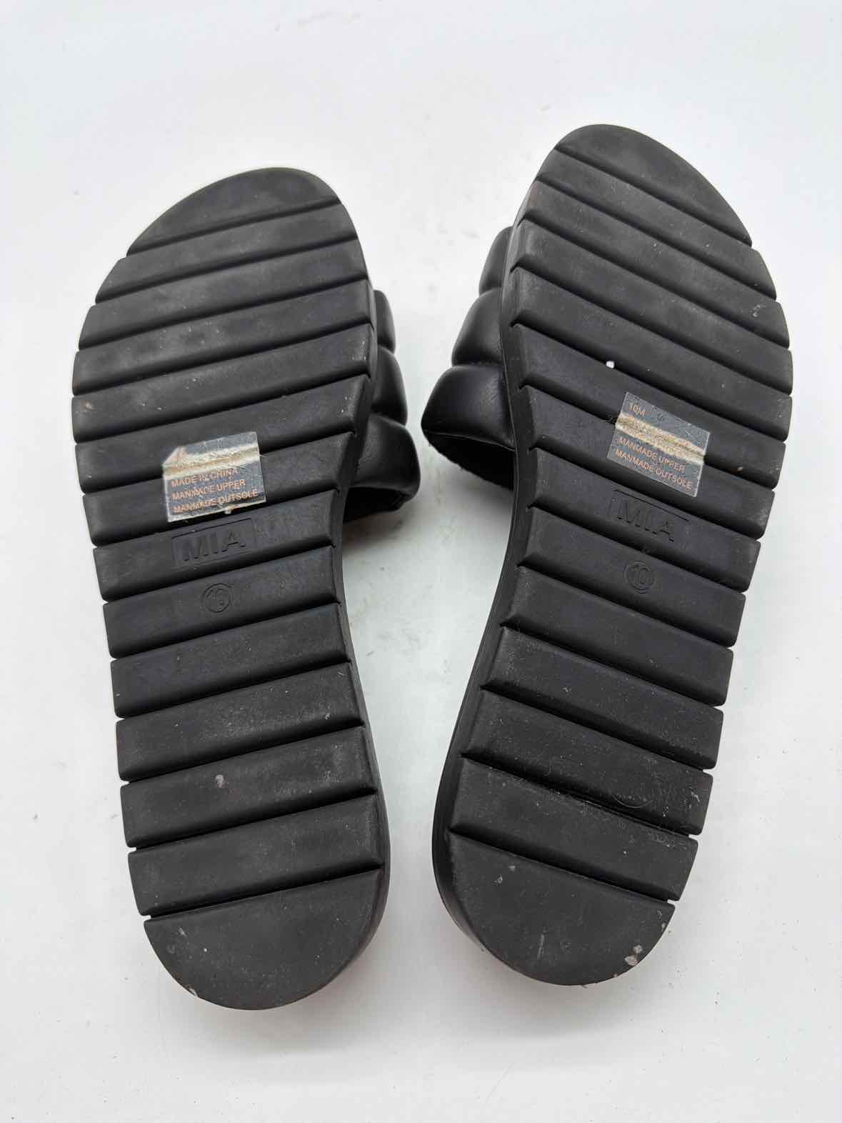 Pre-Owned MIA Black Size 10 Mule Sandals | True Fashionistas.