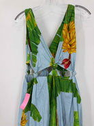 Pre-Owned Farm Rio Green Size Small Long Sleeveless Dress | True Fashionistas.