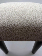 Small Beige Fabric Footrest | True Fashionistas.