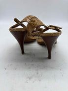 Pre-Owned Prada Tan Size 7 Strappy Heels | True Fashionistas.